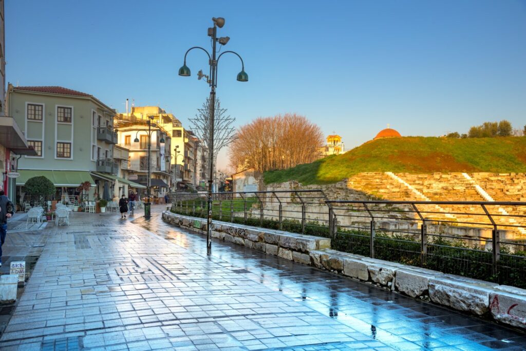 Urban,View,In,The,Center,Of,Larissa,City,,Greece,On